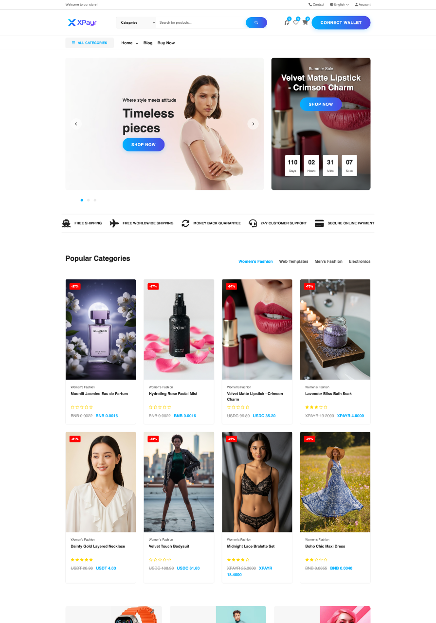 XPayr eCommerce CMS