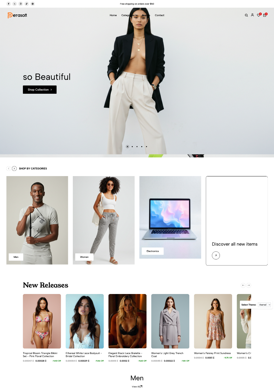 Perasoft Crypto-based eCommerce CMS